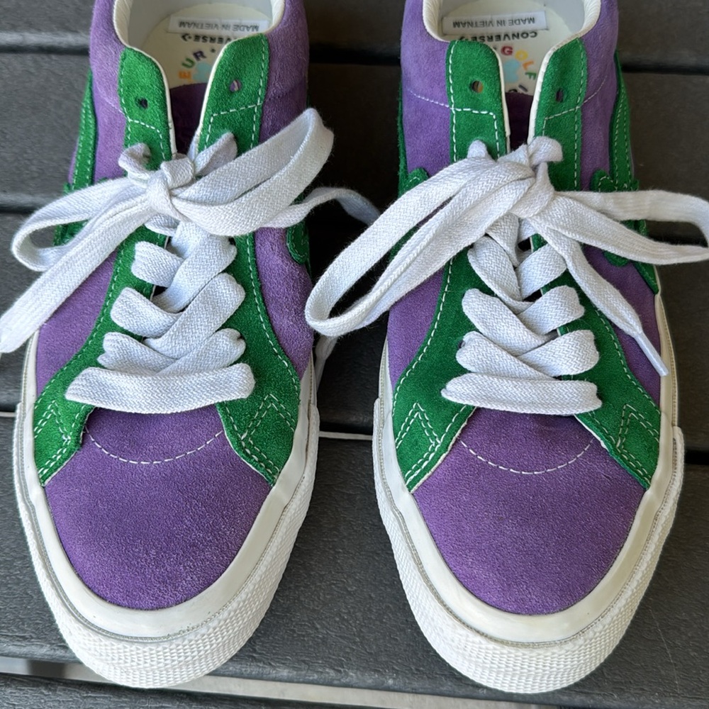 Tyler The Creator One Star Golf Converse Suede Kicks